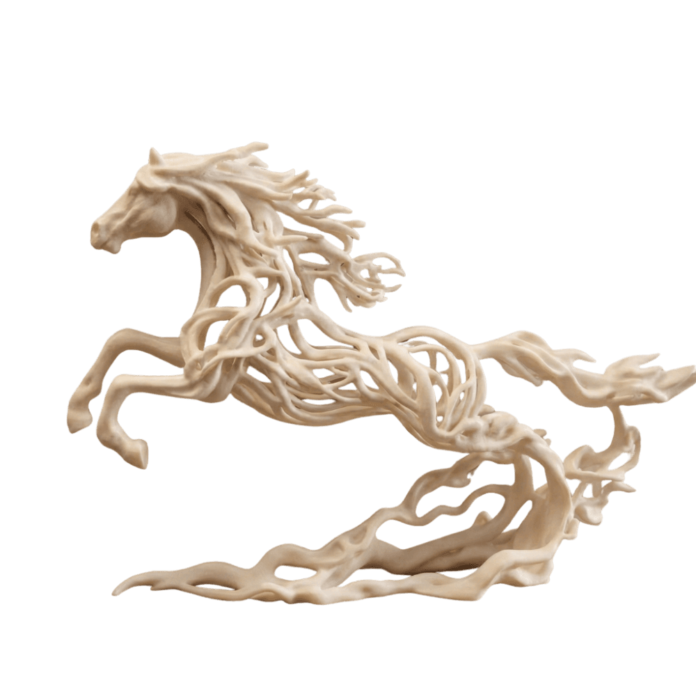 Sculpture cheval design – L’Étalon Éthéré