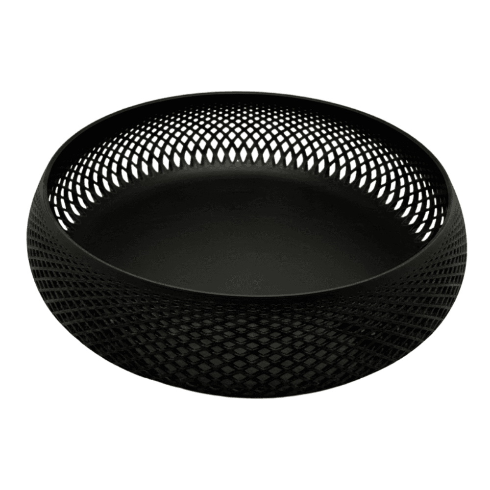 Vide-poche design alvéolaire noir